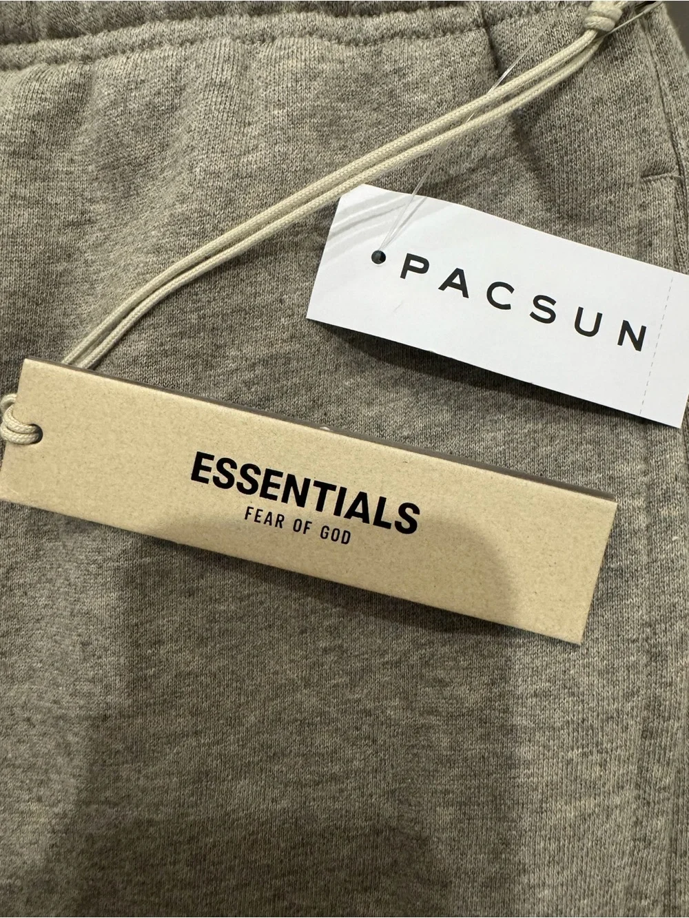 Essentials Fear Of God Dark Oat Shorts